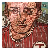 Baseball Player Giclée-Druck