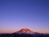 Western Face of Mount Rainier at Sunset Photographic Print by Paul Souders