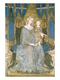 Detail of Virgin and Child Enthroned from Maesta Giclée-tryk af Simone Martini Detail of Virgin and Child Enthroned from Maesta Giclée-tryk af Simone Martini
