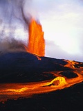 Kilauea Erupting Photographic Print by Douglas Peebles