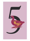 Number 5 Giclee Print by Steve Collier