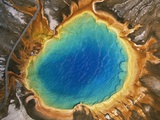Aerial View of Grand Prismatic Geyser Photographic Print by Gavriel Jecan