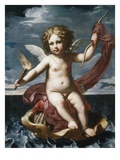 Cupid with a Torch Giclee Print by Elisabetta Sirani