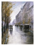 The Tiergartenstrasse, Berlin Giclee Print by Lesser Ury