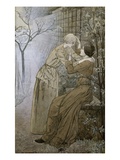 La cita Lámina giclée por Carlos Schwabe La cita Lámina giclée por Carlos Schwabe