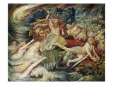 The Death of Siegfried Giclee Print by Henri de Groux