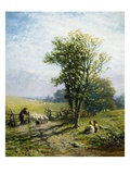 A Beautiful Summer's Day Giclee Print by James John Hill