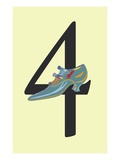 Number 4 Giclee Print by Steve Collier