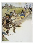Illustration for Mother Goose Stories by Fanny Cory Giclee Print