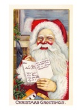 Christmas Greetings Giclee Print