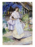 The Pretty Milkmaid Giclee Print by David Woodlock