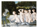 Diana and Actaeon Giclee Print by Lucas Cranach the Elder