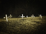 Crosses in a Cemetery Photographic Print by Michael Prince