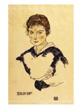 Portrait of Miss Toni Rieger Giclee-vedos tekijänä Egon Schiele Portrait of Miss Toni Rieger Giclee-vedos tekijänä Egon Schiele