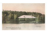 Pavillon, Pine Island, Manchester, New Hampshire Posters