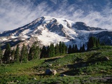 Mt.Rainier Photographic Print by Charles Mauzy