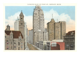 Fort Street, Detroit, Michigan Print