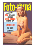 Men's Pulp Magazine Cover Póster