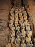 Terracotta Warrior Statues in Qin Shi Huangdi Tomb Photographie par Keren Su