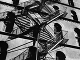 Fire Escapes and Shadows, New York, 1944 Photographie par Brett Weston