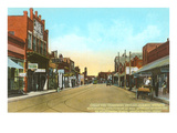 Early Street Scene, Juarez, Mexico Print