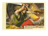 Siegfried tuant le dragon Posters