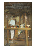 Serape Weaver, Oaxaca, Mexico Prints