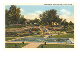 Rock Garden, Antelope Park, Lincoln, Nebraska Posters