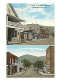 Business District, Black Mountain, North Carolina Prints