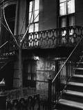 Brownstone in the Fifties, Manhattan 1947 Fotografie-Druck von Brett Weston