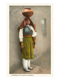 Isleta Pueblo Woman, New Mexico Posters