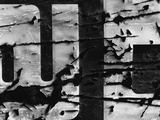 Cracked Painted Sign Photographic Print by Brett Weston