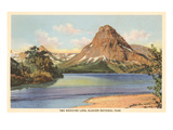Two Medicine Lake, Glacier Park, Montana Print