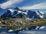 Mountain Reflection on a Lake Photographic Print by Charles Mauzy