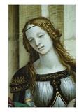Detail of Young Woman from Saint John the Evangelist Reuscitating Druisana Giclee Print by Filippino Lippi