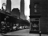 Manhattan Street Fotografie-Druck von Brett Weston
