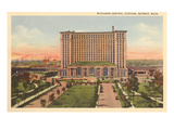 Michigan Central Station, Detroit, Michigan Póster