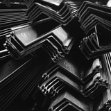 Stacked Pieces of  Steel Photographic Print by Brett Weston