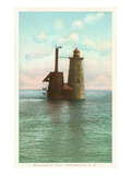Whaleback Lighthouse, Portsmouth, New Hampshire Prints