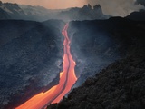 Lava Flowing from Mount Etna Photographic Print by Roger Ressmeyer