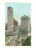 Woodward Avenue, Detroit, Michigan Poster