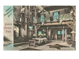 Hall de l’hôtel Lake McDonald, Glacier Park, Montana Posters