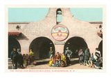 Indian and Mexico Building, Albuquerque, New Mexico Print