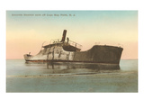 Beached Steamer, Cape May, New Jersey Photo