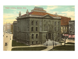 Public Library, Detroit, Michigan Posters