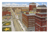 Farnam Street, Omaha, Nebraska Print