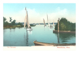Sailboats, Lake Minnetonka, Minnesota Poster