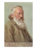 Portrait of Brahms Poster