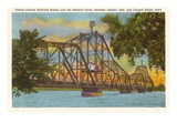 Railroad Bridge, Omaha, Nebraska Posters