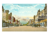 Main Street, Livingston, Montana Posters